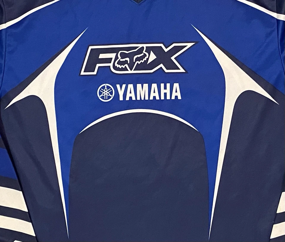 Мужская футболка для мотокросса Fox Racing Yamaha MX большой размер - Изображение 3 из 4