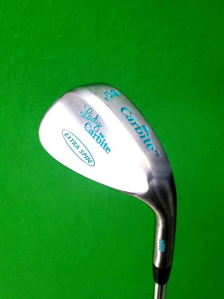 NUEVA cuña Lady Carbite 60/8 Extra Spin Lob. Cuña de eje de acero Apollo Flex derecha 34" Foto 2 de 4