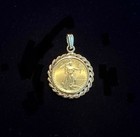 1988 American Double Eagle/Liberty $5 1/10 Fine Gold Coin Pendant - LT — photo 1