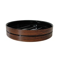 Braune Seifenschale Seifenhalter Seifenablage - Badausstattung Serie Madera