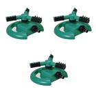 3pcs Lawn Sprinkler Garden Sprinklers Water Durable Rotary Three Arm