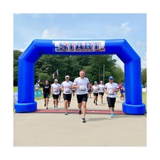 20Ft Polygon Inflatable Arch with Built-in Blower - Blue, Archway Recommended...