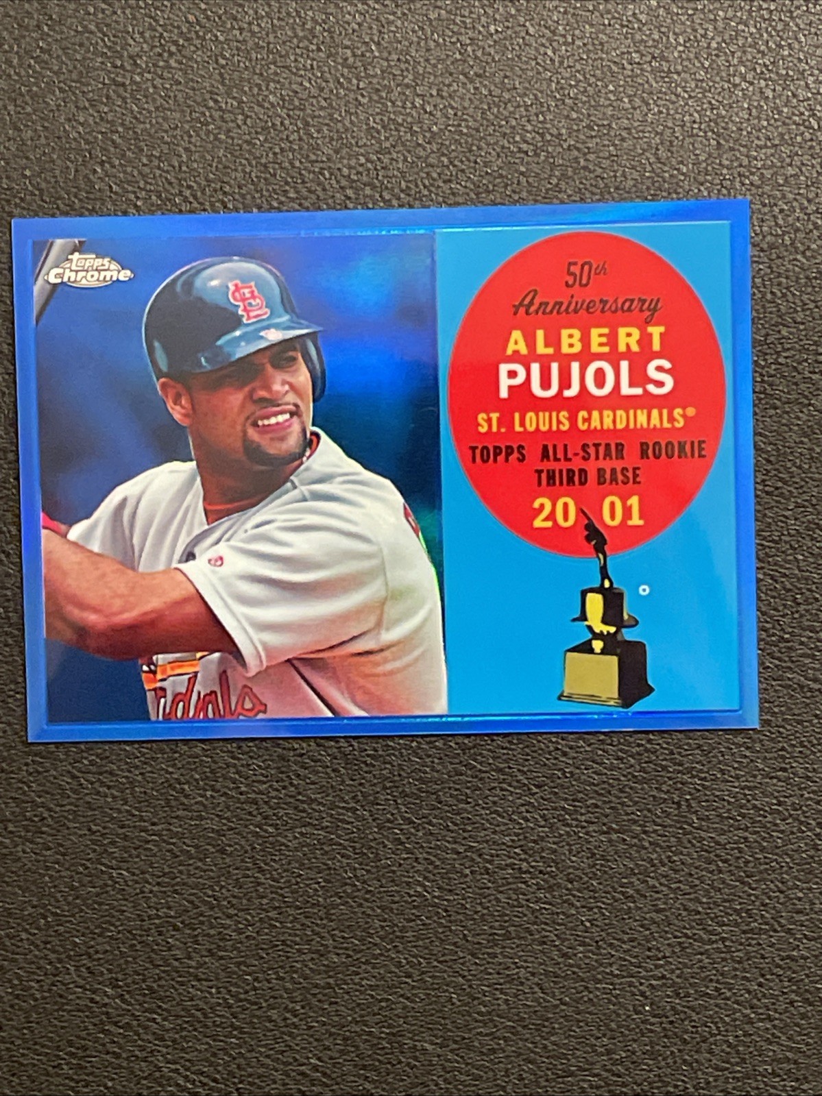 2008 Topps Chrome 'Blue Refractor' Albert Pujols #ARC10 /200 Topps All-Rookie