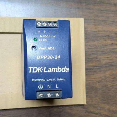TDK-Lambda DPP30-24 DIN Rail Switching Power Supply 24VDC 1.3A 30W - Image 1 of 4