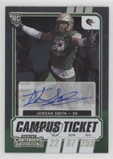 2021 Contenders Draft Picks College Campus Ticket /99 Jordan Smith #291 Auto a0s