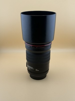 Canon EF 135mm F2 L USM Lens with Hood