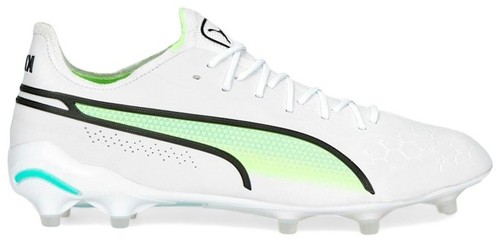 Puma King Top FG/AG Black White Gold Men Unisex Soccer Cleats