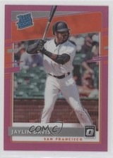 2020 Panini Donruss Optic Rated Rookies Retail Pink Prizm Jaylin Davis #79 kd0