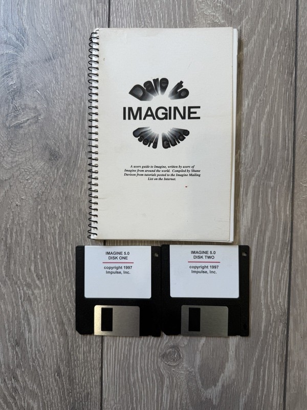Imagine 5.0 Amiga Software Disks And Manual