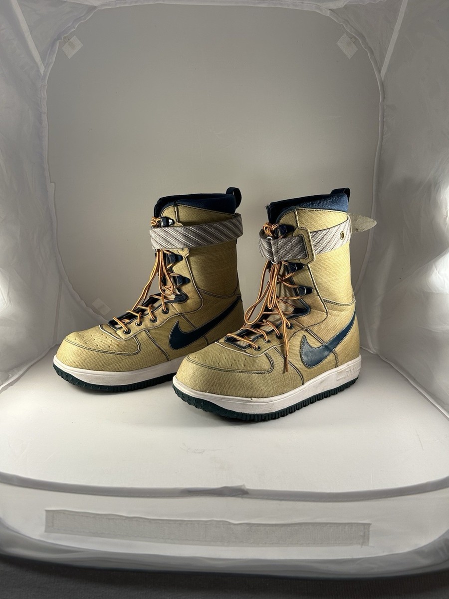 men-NIKE-Zoom Force 1-snowboard boots(US-9.5)(Eu-43)yellow
