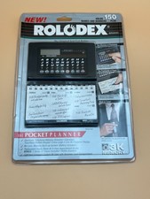 Rolodex 3K Electronic The Pocket Planner New Sealed 1991 Calendar Vintage