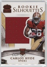 2014 Panini Crown Royale Rookie Silhouettes RPS /199 Carlos Hyde #233 r9d