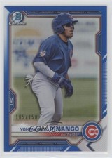 2021 Bowman Draft Chrome Blue Refractor 105/150 Yohendrick Pinango #BDC-25 0d2s