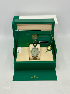 NEW 2026 Rolex Oyster Perpetual 41mm 134300 Pistachio Dial | eBay