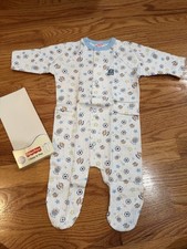 Vintage Fisher-Price Sleep And Play Small 3 To 6 Months 12 To 18 Pounds All Star