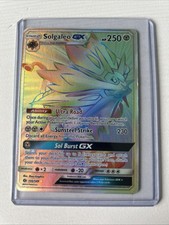 Pokémon Sun & Moon TCG Solgaleo GX 155/149 Holo Secret Rainbow Rare NM on eBay