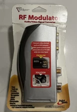 New Tri Quest RF Modulator Audio/Video Signal Converter Sealed Add Devices To TV