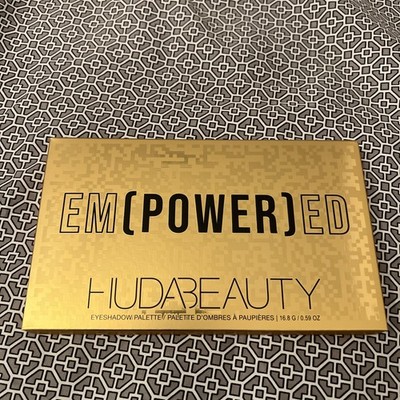 Huda Beauty Empowered Eye Shadow Palette 18 Colors Matte Cream Shimmer New