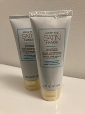 NEW Lot Of 2 Mary Kay Satin Hands Nourishing Shea Cream Fragrance Free 3oz Each