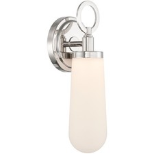 Crystorama CVN-731-PN Calvin Bath Sconce Wall...