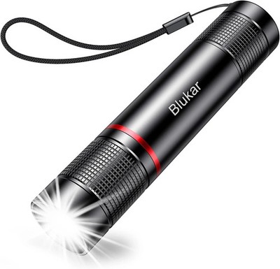 Blukar Flashlight Rechargeable, High Lumens Flashlight, Super Bright Small LED F