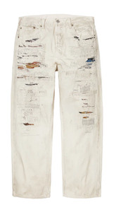 Supreme Distressed Loose FIT Selvedge Jean | eBay