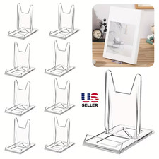 6Pcs Acrylic Book Stand, Clear Easel Stand fo...
