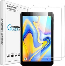 2 Pack Tempered Glass Screen Protector for Samsung Galaxy Tab A 8.0, Anti-Scratc