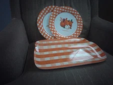 Target Threshold Melamine Serving Platter 17x13" BPA-Free, Eco-Friendly