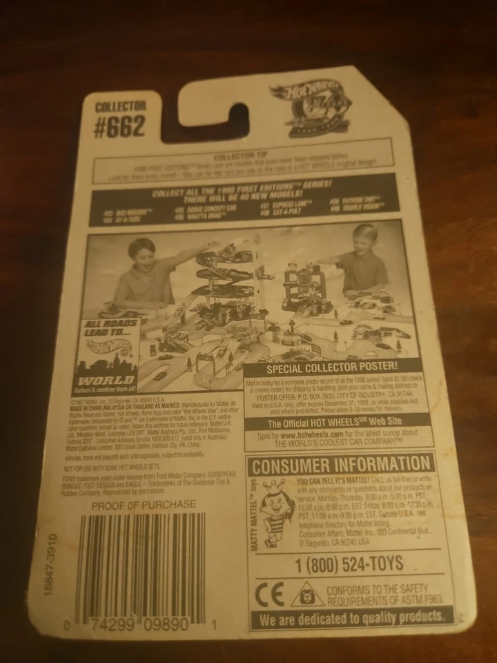 Hot Wheels 1998 primeras ediciones Bad Mudder sin techo tampo difícil de encontrar Foto 2 de 2