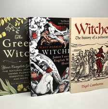 Witch Themed Paperback Books History Persecution Witches Green Witch Hunts