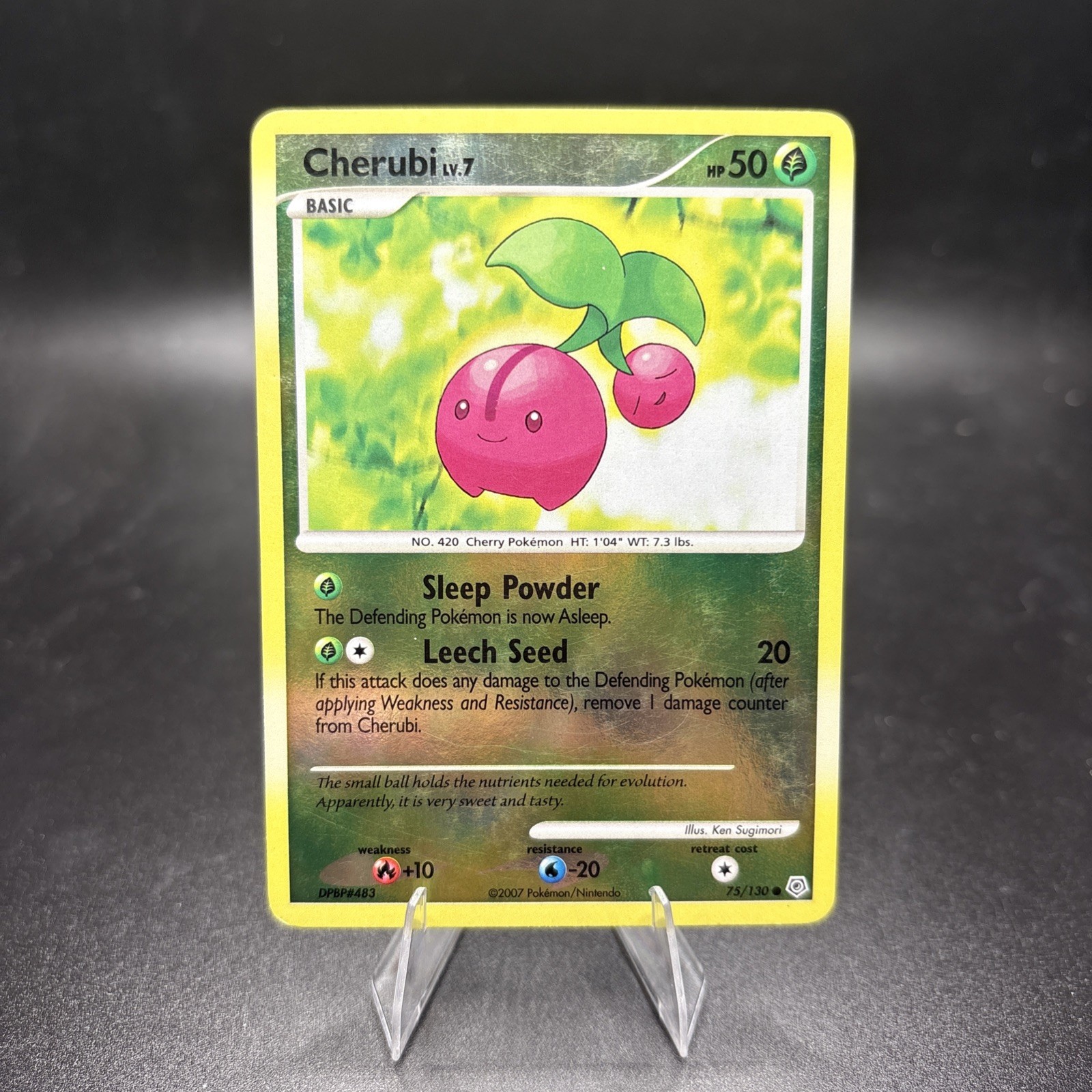 Cherubi 75/130 Diamond & Pearl Base Set Reverse Holo Common 2007 LP -j