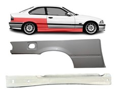 F�r BMW 3er E36 1990- 2000 3Tur COUPE Voll Schweller Reparaturblech SATZ/ Rechts