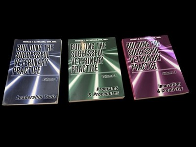 Building the Successful Veterinary Practice Vol 1-3 Catanzaro Complete Set