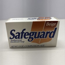 VTG Safeguard Antibacterial Deodorant Soap Beige Complexion Size 3.5 oz Bar. 38