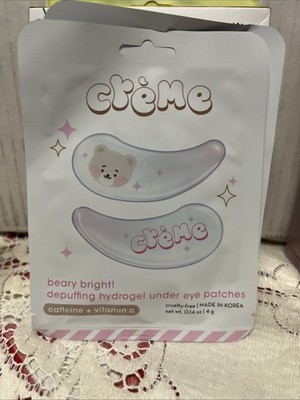 Creme Shop Eye Patches Depuffing Caffeine And Vitamin E Bundle Of 2