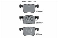 Bremsbelagsatz BremsklöTze FüR BMW 1Er F20 F21 X3 F25 3Er Touring F31 F30