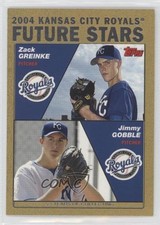 2004 Topps Future Stars Gold 161/2004 Zack Greinke Jimmy Gobble #330 0b5f