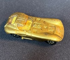 ORIGINAL VINTAGE AURORA CIGAR BOX SPEEDLINE GOLD PLATED CHEETAH B42-445