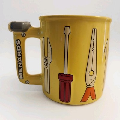 Menards YELLOW Hardware And Tools Coffee Mug 