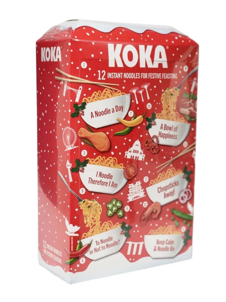 KOKA 12 Instant Noodles Advent Calendar: Savory Surprises Every Day | eBay koka-12-instant-noodles-advent-calendar-savory-surprises-every-day-ebay