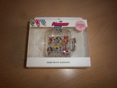 CARTOON NETWORK POWER PUFF GIRLS AIR PODS GEN 1 & 2 CASE - NIB