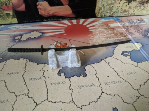 SHOGUN Samurai Milton Bradley gioco da tavolo parti di ricambio figure spada carte - Foto 202 di 228