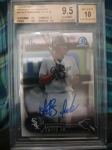 2016 bowman chrome fernando tatis jr auto