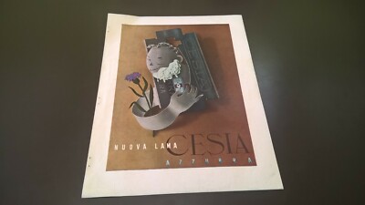 VINTAGE EDITORIAL - CESIA SHAVING BLADES - BOROTALCO ON THE BACK - 1941