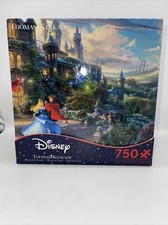 Thomas Kinkade Disney Cinderella Dancing 750 Piece Jigsaw Puzzle NEW USA Made