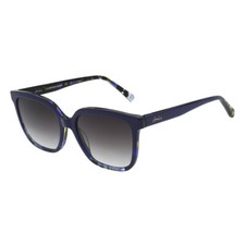 Image of Joules Sunglasses Women's Larkspur JS7093 169 Shiny Navy Gradient Tortoise/Gr...
