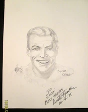 BUSTER CRABBE: ACTOR (FLASH GORDON) AUTOGRAPH ORIG,ART AS FLASH GORDON