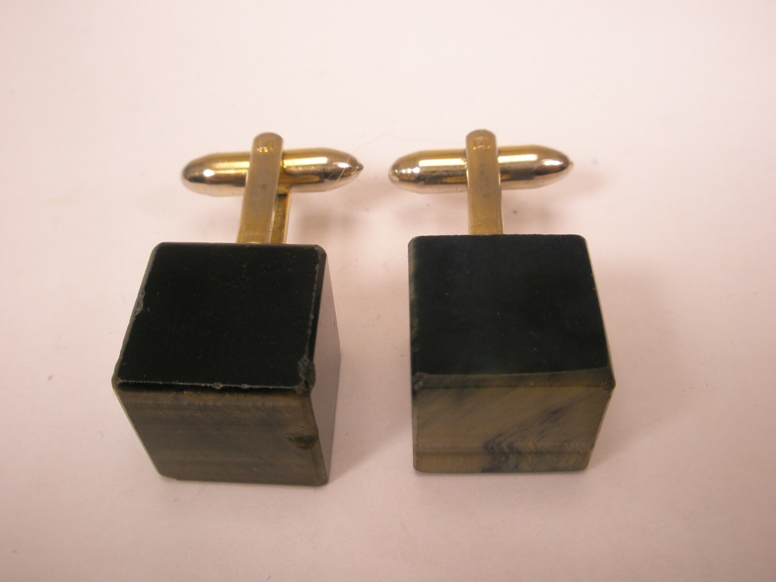 Cubes Tiger's or Eagle's Eye Solid Blocks Vintage… - image 2