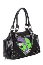 Frankenstein Bride Gothic Emo Punk Psychobilly Made for Each Other Bag BANNED